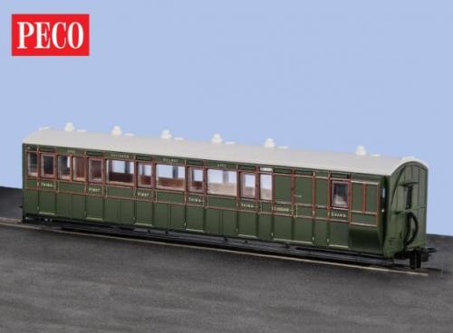 GR-421 Peco Brake Composite Coach SR Livery